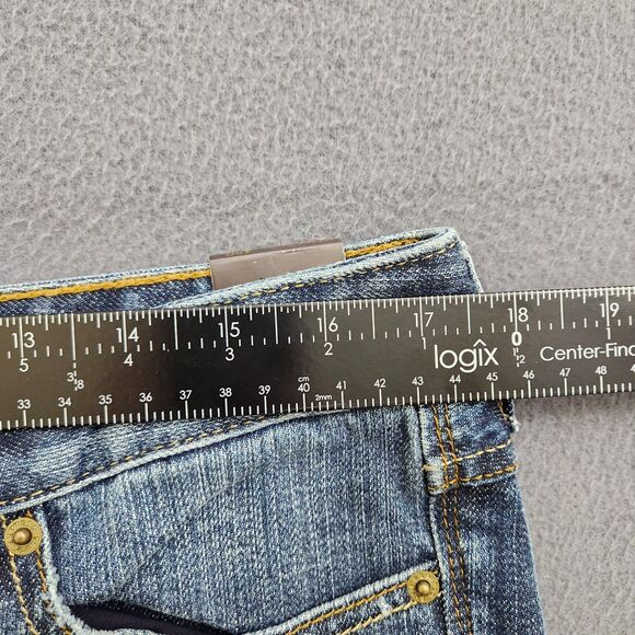 Express Jeans Women 12 Eva Curvy Mid Rise Boot Cut Jeans NWT - Picture 12 of 14